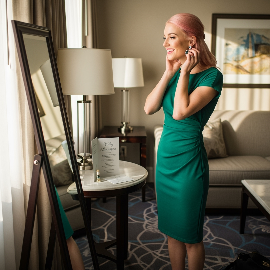 Professional lifestyle photo example for Wedding Season Ready: AI Photos for Perfect Guest Outfits